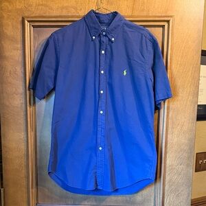 Ralph Lauren Blue Label Men's Button Down Shirt - Blue